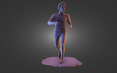 3D scan OF the John Hulley statue