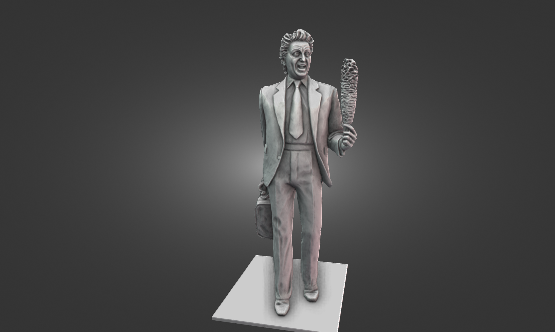 3D Scanning The Ken Dodd Statue At Lime Street Station