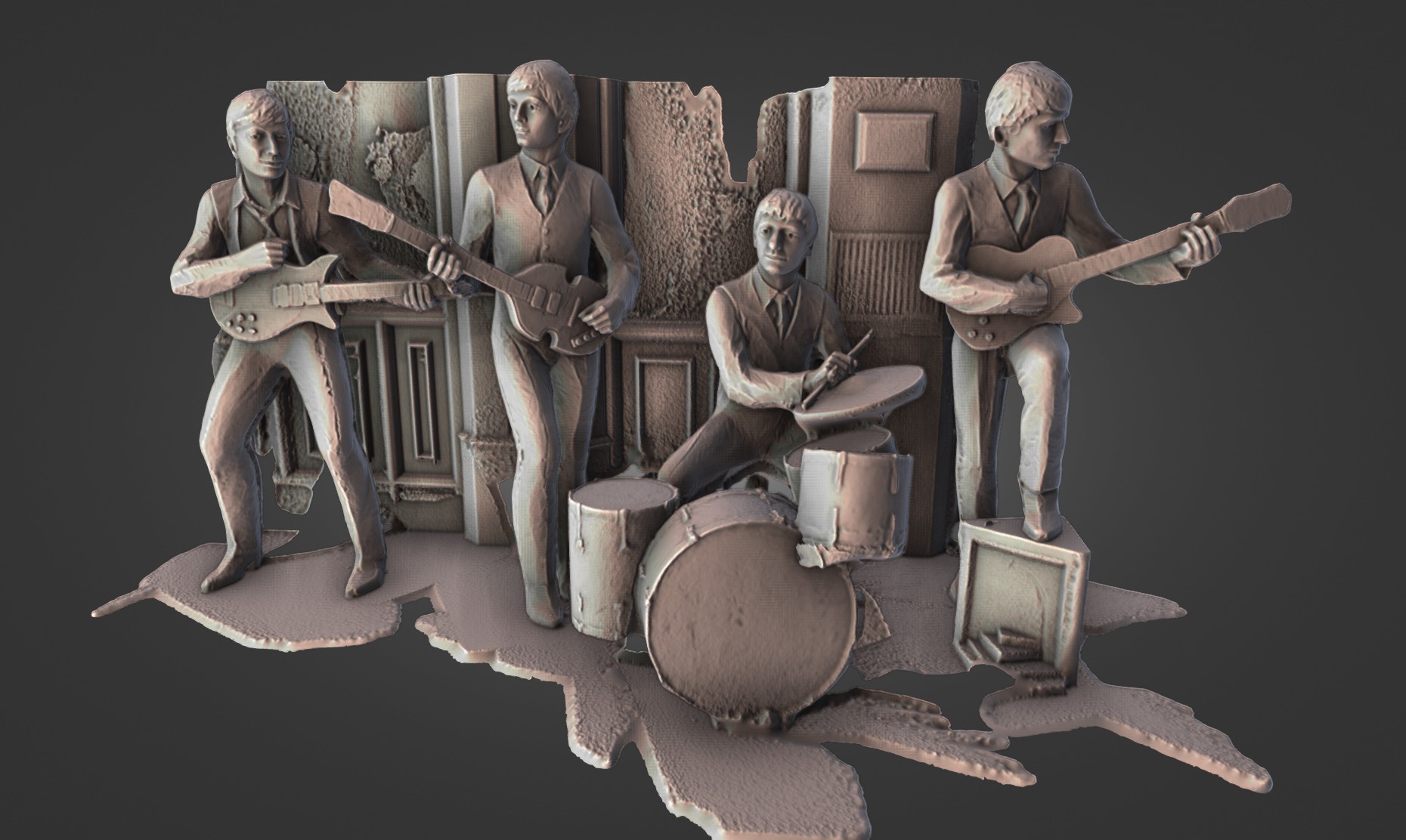 3D Scanning The Beatles Statue Inside Cavern Walks
