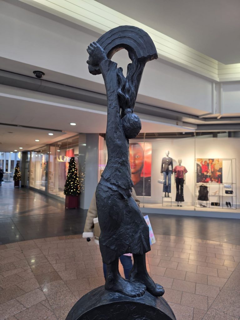 Using the original Creality Otter to 3D scan the Warrington peace monument indoors.