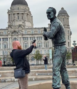Creality Otter 3D scan of Albert Dock statue 