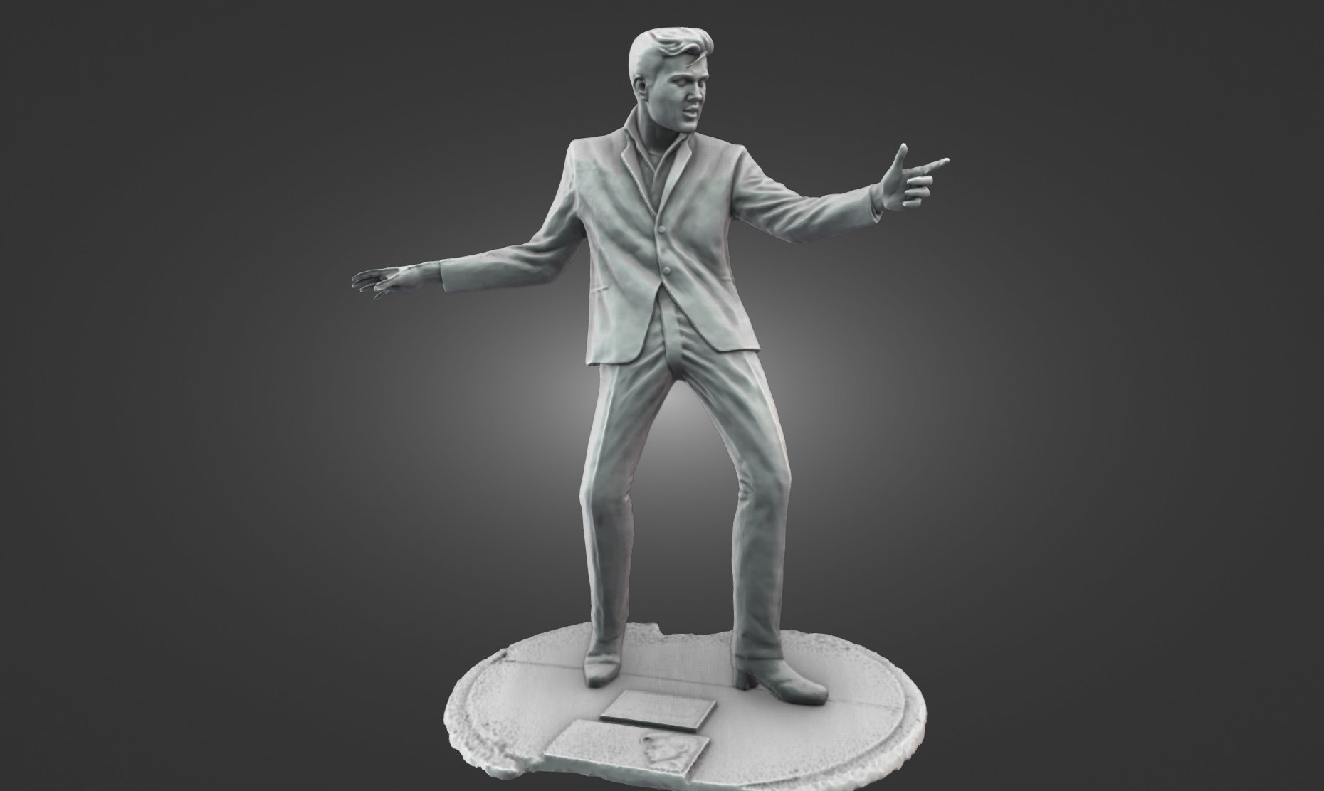 3D Scanning The Billy Fury Statue In Liverpool With Creality Otter Lite