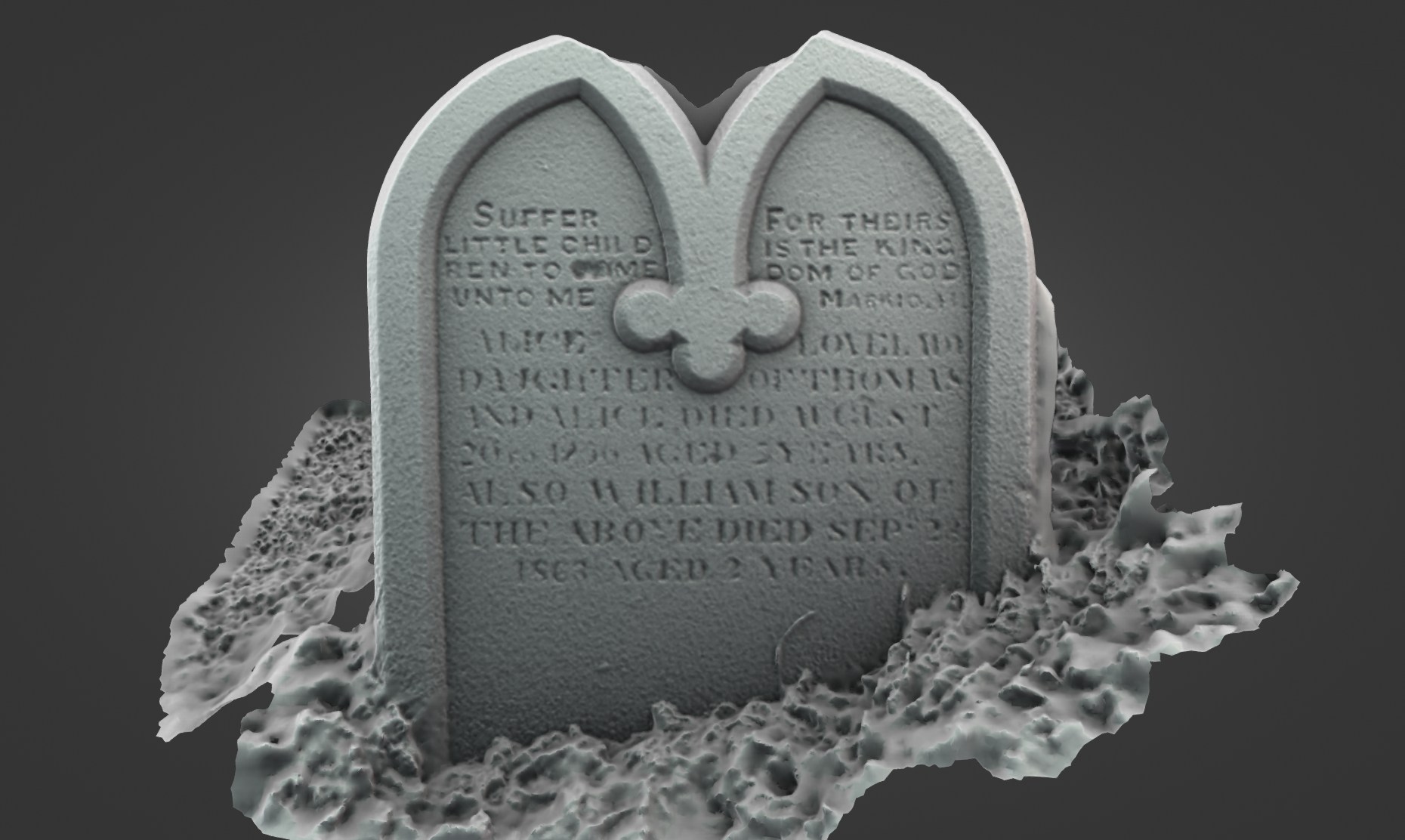 3D Scanning The Historic Gravestones Of Lydiate Abbey