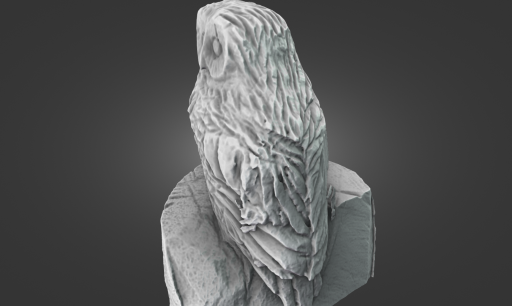 Highly detailed digital 3D model of the Coronation Gardens owl sculpture.
Categories and Tags