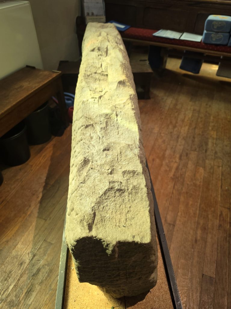 Highly detailed digital 3D model of the Anglo Norse West Kirby hogback stone.