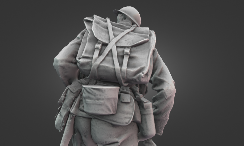 Highly detailed digital 3D model of the Liverpool Cotton Association War Memorial.