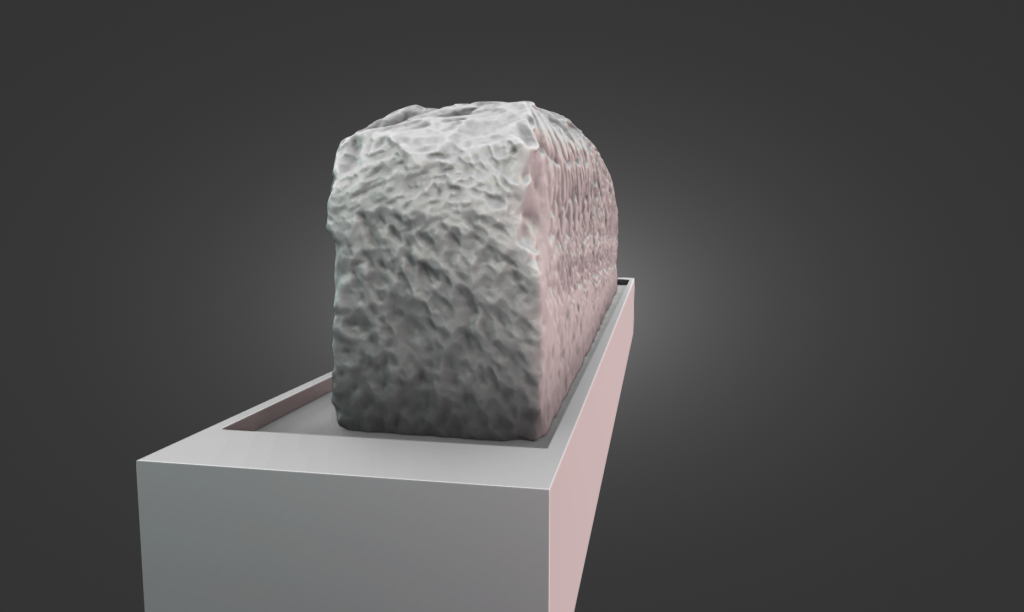 Highly detailed digital 3D model of the Anglo Norse West Kirby hogback stone.