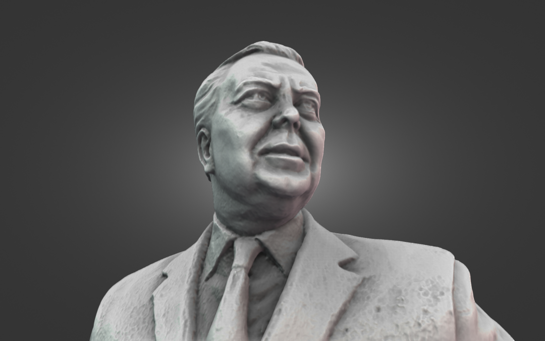 3D Scanning The Harold Wilson Statue In Huyton