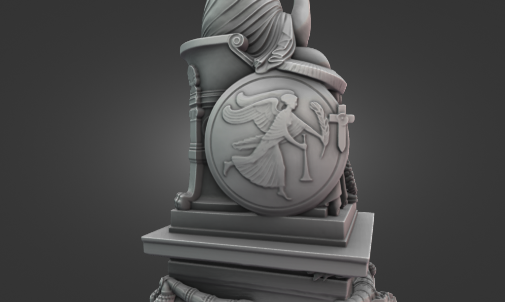 Testing the Creality Sermoon P1 3D scanner using Near-Infrared light technology to digitally archive a large stone monument in the field.