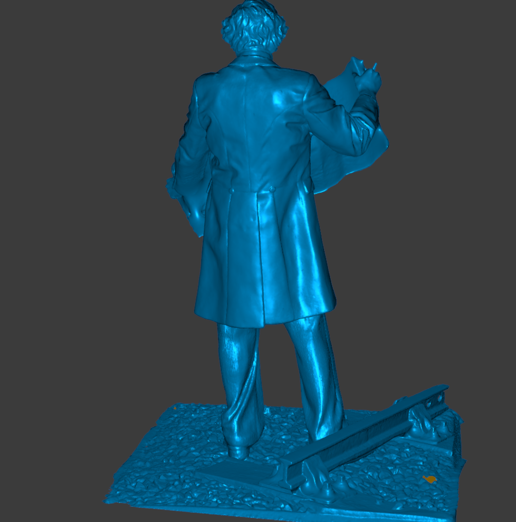 3D scan of Thomas Brassey statue at Chester Station using Creality Otter Lite